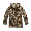 Outdoor Jackets Hooded Breathable Hunting Clothes Climbing Thick Waterproof Camouflage Jacket Tools