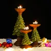 Candle Holders SAAKAR Resin Candlestick Figurines for Indoor Decor Home Living Room Dining Tabletop Holder Object Accessories Celloction 231023