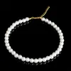 4mm 6mm 8mm 10mm Imitation Perle Perlen Vergoldet Kette Halsketten Colliers Für Frauen Mädchen Party Club decor Schmuck