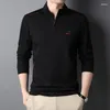 Męskie swetry męskie Męskie wiosenne jesienne marka mody Polo Shirt Designer Męs