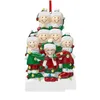 クリスマス装飾パーソナライズされた樹脂の装飾品ペンダント姓祝福ツリールームドロップデリバリーホームガーデンフェスティブパーティーSup DHZSU