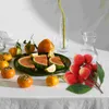 Decoração de festa frutas artificiais modelo falso longan kit de decoração ornamento para realista