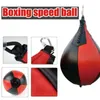 Punching Balls 1pc Boxing Training Ball PU Reaction Speed Pear shaped Bag Muay Thai Fitness Exercise Equipment 231024