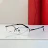 Optisk ram carti solglasögon för kvinnor glasögon män litterära och konstnärliga stil titan ramar ljus bekväm högkvalitativ glasögon ram