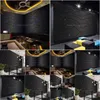 Wallpapers 3D Black Metal Circuit Board Industrial Wall Paper Technology Company Decor Mural E-Sports Hall Internet Bar Ktv Wallpape Dhzh8