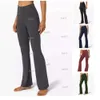 Yoga Lululemens Femmes Leggings Pantalons Femmes Pleine Longueur Skinny Flare 5 Couleurs Disponibles Taille Élastique Designer Clothes985