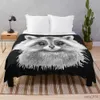 Blankets Flannel Blanket Bedspread Cute Wild Animals Fleece Blanket Lightweight Warm Coverlet Soft Fluffy for Bedroom