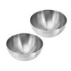 Dinnerware Sets 2 Pcs Hand-Pulled Noodle Stainless Steel Salad Bowl Toddler Mini Accessories Korean Rice Multifunctional