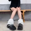 Meias femininas harajuku japonês lolitas bota verão fino tornozelo montes baggy solto capa tubo médio