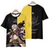 T-shirts pour hommes Anime Genshin Impact 3D Chemise Arataki Itto T-shirt Jeu Graphique T-shirts Garçons Filles Surdimensionné Casual Tops Kawaii Vêtements