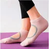 Chaussettes de Yoga professionnelles antidérapantes pour femmes, vente en gros, Section fine d'été, Fitness, pratique de danse au sol en intérieur