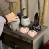Schalen 7 Stück Wasseropfer Schüssel Opfergaben Dekor Langlebige Lieferungen Zinn Yoga Desktop Buddhismus Tasse Kerzenständer Opfer