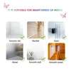 Wall Stickers 3D Butterfly 3 Styles Sizes Removable Metallic Sticker Room Mural Decals Decoration For Kids Bedroom Nursery Classroom P Amfo5