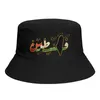 Berets verão árabe palavra com um kuffiyah palestino mapa clássico balde chapéu para mulheres homens islâmicos alhamdulillah praia pescador