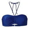 Women's Swimwear Summer Mix & Plain Bikini Bandeau Top Beachwear Womens Bathing Suit With Shorts