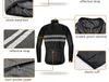 Cykeljackor Wosawe Men's Cycling Jacket Hög Synlighet Multifunktion Jersey Road MTB Bike Bicycle Windbreaker Windproof Draw Dry Jacket 231023