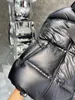 2023 Designer Men's Winter Men Puffer Jacket Winter Coats Brödrock varm Parka vindtät huva svart förtjockad jacka män