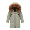 Doudoune veste d'hiver pour filles Version coréenne mode enfants Parkas vêtements d'extérieur chauds enfants 5-14 ans pardessus