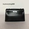 Women Box Leather Handbag New Portable Generation Box Leather Single Shoulder Messenger Bag Mini Texture Black Silver Buckle Bag L L