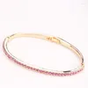 Bangle BN-00076 S Drop Bulk Artikel Partihandel Guldpläterade smycken för kvinnor Fashion Rhinestone Women's Armband