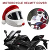 Мотоциклетные шлемы Санта -Клаус Смешная обложка Эластичная шлем
