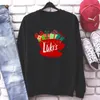 Damen-Kapuzenpullover Gilmore Girls Lukes Diner Sweatshirt Weihnachtsbeleuchtung Grafik-Hoodie Tv-Show inspirierter Rundhalsausschnitt