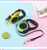 3M/5M Retractable Dog Leash Automatic Flexible Dog Puppy Cat Traction Rope Belt Dog Leash for Small Medium Dogs Pet Products Bone white