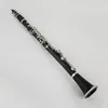 Feito no japão 650 clarinete 17 teclas caindo tune b/tubo de baquelite material do corpo clarinete instrumento de sopro