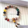 Pärlstavsträng lingyin arton frön bodhi handstring par duobao Buddha pärla armband live sändning 18 wen play drop leverans je otli8