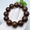 Bangle UMQ Pure Natural Vietnam Nha Trang Fuson Argila Vermelha Agarwood Buddha Beads Pulseira Charme Casal HighGrade Jóias Presentes 231023