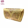 Dress Shoes Sexy Style Nigerian Women Shoes and Bag to Match in Golden Color High Quality Slingback Sandal for Wedding Party 231024