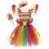Meisje Jurken Peuter Custome Meisjes Jurk Tutu Mesh Met Vleugel Fairy Wand Baby Herfstoutfits Voor De Jeugd
