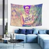 Punk Fridas tapestry living room sofa bedroom outdoor wall hanging decorative blanket