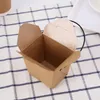 Take Out Containers 20 Pcs Portable Takeaway Box Take-out Snacks Holder Storage Paper Food Pastry Plastic Wholesale Meal Prep