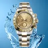 Mens Mechanical watch super clones mechanical 4130 movement stainless steel sapphire panda dytona waterproof swim watchs man Wristwatches Automatic watches