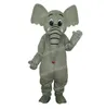 Halloween Grey Elephant Mascot Costume Unisex Cartoon Character Outfits Suit Adults Size Outfit Birthday Christmas Carnival Fancy Dress