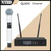 Walkie Talkie NTBDワイヤレスマイクシステムプロフェッショナル高品質QLXD4 UHFステージパフォーマンス教会歌231023