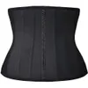 Taille ventre Shaper 9,5 pouces court torse Corset pour femmes Latex formateur bande serrée mince Figure gestionnaire acier désossé abdominale 231024