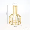 Vases Decorative Flowerpot Simple And Casual Design Glass Vase Transparent Flower For Home Office Decoration Family