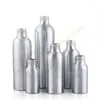 Bouteilles de stockage Bouteille en aluminium de 30 ml/50 ml/100 ml/120 ml/150 ml avec pompe dorée. Lotion/lavage des mains/shampooing/hydratant/récipient d'eau pour le visage