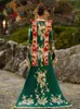 Costume Hanfu pour Couple de la dynastie Ming, chine ancienne, Vintage, vert, rouge, vêtements de Toast, robe de mariée brodée de Dragon et de phénix