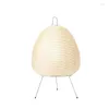 Table Lamps Japanese Akari Noguchi Lamp Bedroom Bedside Ambient Lighting Rice Paper Desk Light Home El Decor Lights E27