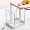 Kitchen Storage Iron Rack Multifunctional Household Cutting Board Drain Organizer