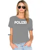 T-shirts pour hommes mode sweat à capuche épais Polizei chemise allemande imprimé avant arrière sweat Hip Hop veste hauts Harajuku Streetwear