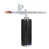 Draagbaar mini-airbrush-spuitpistool met compressorkit Luchtborstel - Automatisch handbaar airbrush-pistool voor kapper, nail art, taartdecor, make-up, modelschilderen