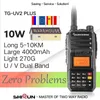 Walkie Talkie Walkie-Talkie 10KM QuanSheng TG-UV2 Plus 10W Lange afstand Talkie Walkie 10KM 4000mAh Radio 10 KM Vhf UHF Dual Band Analoog UV2 Plus 231023