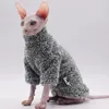 Cat Costumes DUOMASUMI Super Cool Outfits Autumn Winter Warm Wearing Hairless Apparel Clothing Sphynx Clothes