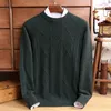 Maglioni da uomo Maglione di cashmere Maglione rotondo a nido d'ape Maglieria Autunno e inverno Maglia a trecce 2023 Top puro