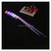 Flashing Hair Braid Factory Luminescent Braids Colorf Wigs Bar Parties Luminous Ornaments Hairpins Small Toys Childrens Stall Produc Dhew9