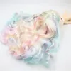 Dolls ICY DBS blyth doll rbl scalp and dome wavy hair multicolor for custom anime toy white skin mix 231024